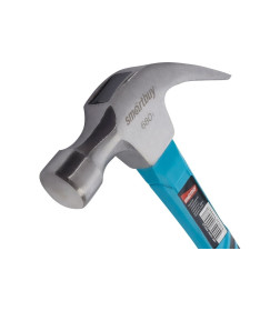 Молоток с гвоздодером столярный 680 гр с плексиглассовой рукояткой Smartbuy tools SBT-GHN-680p2
