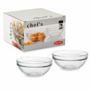 Набор салатников "Шеф" (2пр.) 53563 (17см) без крышки (14373) 