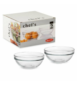 Набор салатников "Шеф" (2пр.) 53563 (17см) без крышки