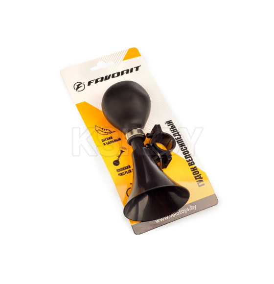 Гудок велосипедный 70х210 мм Favorit TD-1910BK (TD-1910BK) 