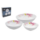 Набор салатников (3пр.) Lavenir "Орхидея" 460/680/1000 мл, 6/7/8 см 3PCS HKW YF-16026 (75617) 