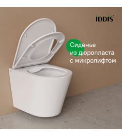  Комплект 3в1 IDDIS подвесной унитаз CALRNSEi25, инсталляция Profix и клавиша смыва OPH00GCi32K