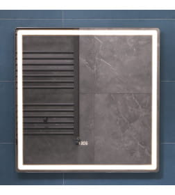 Зеркало с подсветкой Vigo Geometry Luxe 700х700х30мм бесконтактное