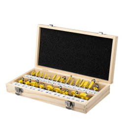 Набор фрез по дереву (24 шт.) Kolner KMC 8/24 8101100039 (кн8-24мц)