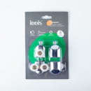 Ролики IDDIS 2 верхних двойные, 2 нижних одинарные,  стекло 5,6 мм 966D23C6DZ (966D23C6DZ) 