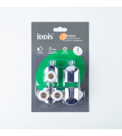 Ролики IDDIS 2 верхних двойные, 2 нижних одинарные,  стекло 4 мм 966D23C4DZ