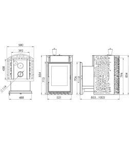 Печь банная ПБМ 20_3К ULTRA