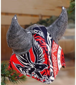 Шапка для бани «Викинг с орлом», войлок 9293821 Добропаровъ