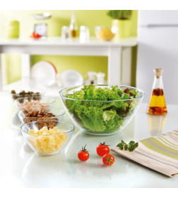 Набор салатников стеклянных "Cosmos" 5 шт. 12,5/23 см P6766