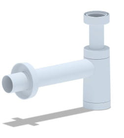 Сифон Ани бутылочный 11/4х40 белый BRB1004