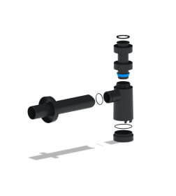 Сифон Ани бутылочный 11/4х40 черный BRB1004BL