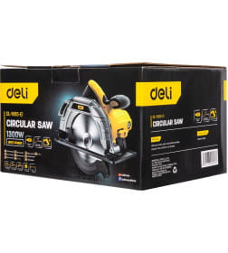 Пила циркулярная Deli YJ185-E1