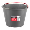 Ведро строительное пластмассовое 20 л ударопрочное, обрезиненная ручка Matrix 81464 (81464) 
