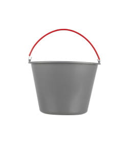 Ведро строительное пластмассовое 20 л ударопрочное, обрезиненная ручка Matrix 81464