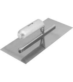 Гладилка стальная 280х130 мм зеркальная полировка, деревянная ручка Matrix 86732