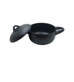 Кастрюля алюминиевая "Black Magic" с антипригарным покрытием с крышкой 4,2 л/22 см (BB102478)