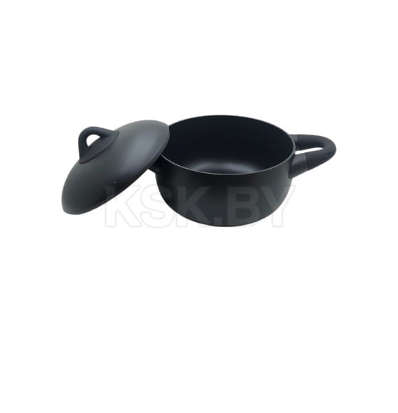 Кастрюля алюминиевая "Black Magic" с антипригарным покрытием с крышкой 4,2 л/22 см (BB102478) (BB102478) 