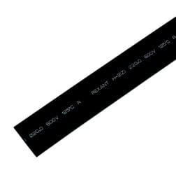 Трубка термоусадочная 20.0/10.0 мм 1 м (черная) REXANT 22-0008