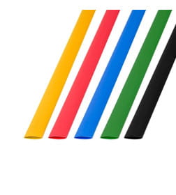 Набор термоусадочной трубки 10,0/5,0 мм 1 м пять цветов REXANT 29-0160