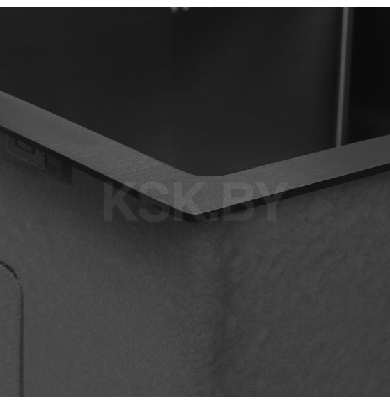 Мойка ARFEKA ECO AR 500*500 BLACK PVD NANO DECOR MILLET GRAINS (ECO AR 500*500 BLACK PVD NANO DECOR) 