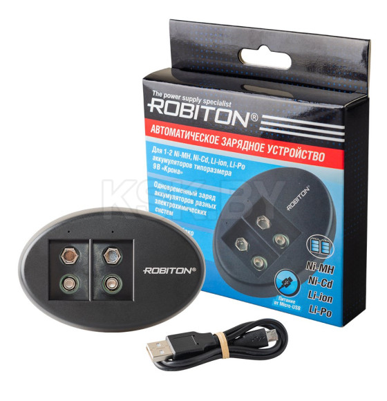 Зарядное устройство ROBITON 9V90 FAST BL1 БЛ18105 (БЛ18105) 
