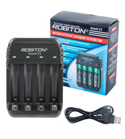 Зарядное устройство ROBITON Smart4 C3 БЛ17262