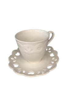 Чайная пара фарфор  (чашка220 мл, боюдце 14 см) GF02-07 Market Union 