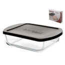 Форма для запекания 59854 с черной крышкой (1,08л) (00111285) 