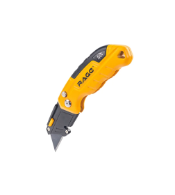 Нож строительный выдвижной RAGE 19 мм, трапециевидное лезвие SK5