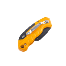 Нож строительный выдвижной RAGE 19 мм, трапециевидное лезвие SK5 (831116) 