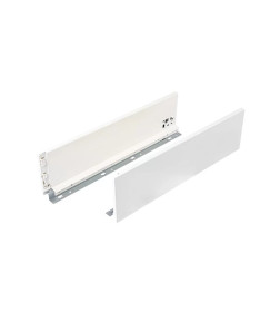 Комплект ящика Firmax Smartline, длина 400 мм, высота 84 мм, с доводчиком, белый 