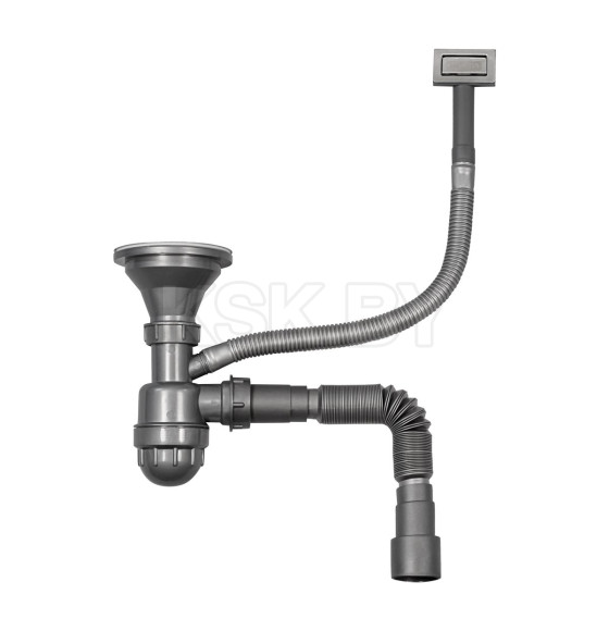 Мойка ARFEKA ECO AR 500*500 GS BLACK GLASS + SATIN (ECO AR 500*500 GS BLACK+SATIN) 