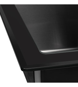 Мойка ARFEKA ECO AR 500*500 GS BLACK GLASS + BLACK PVD NANO
