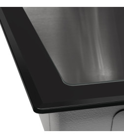 Мойка ARFEKA ECO AR 500*500 GS BLACK GLASS + SATIN