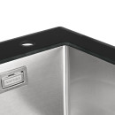 Мойка ARFEKA ECO AR 500*500 GS BLACK GLASS + SATIN (ECO AR 500*500 GS BLACK+SATIN) 