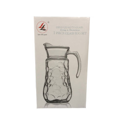 Кувшин 1,5 л прозрачный стекло/пластик DA1762 Market Union