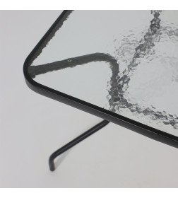 Комплект садовой мебели PICNIC (стол, 4 кресла, зонт), серый/черный