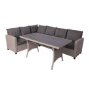 Комплект садовой мебели ROSEWOOD (диван 2шт, стол 1шт), серый (118431) 