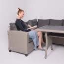 Комплект садовой мебели ROSEWOOD (диван 2шт, стол 1шт), серый (118431) 