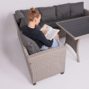 Комплект садовой мебели ROSEWOOD (диван 2шт, стол 1шт), серый (118431) 