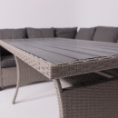 Комплект садовой мебели ROSEWOOD (диван 2шт, стол 1шт), серый (118431) 