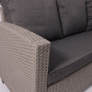 Комплект садовой мебели ROSEWOOD (диван 2шт, стол 1шт), серый (118431) 