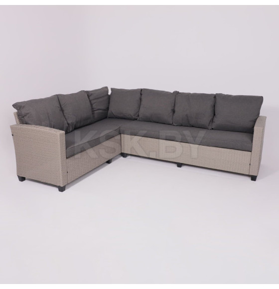 Комплект садовой мебели ROSEWOOD (диван 2шт, стол 1шт), серый (118431) 