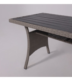 Комплект садовой мебели ROSEWOOD (диван 2шт, стол 1шт), серый