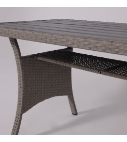 Комплект садовой мебели ROSEWOOD (диван 2шт, стол 1шт), серый