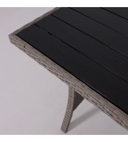 Комплект садовой мебели ROSEWOOD (диван 2шт, стол 1шт), серый