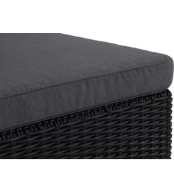 Набор садовой мебели (трёхместный диван, пуф, столик) California 3 Modular, графит