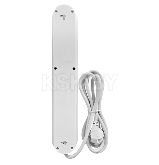 Сетевой фильтр QUMO Power Bar Light SPFS 5 розеток 2500Вт 10A кабель 3м 3*USB-A белый (Q51554) 