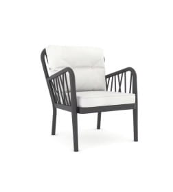 Комплект террасной мебели Gala Lounge (2-х местный диван, столик, 2 кресла) антрацит