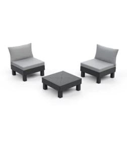 Комплект садовой мебели (два кресла, столик) Keter Elements Balcony